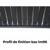 Profil de finition bas ALU 1m98