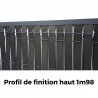 Profil de finition Haut ALU 1m98